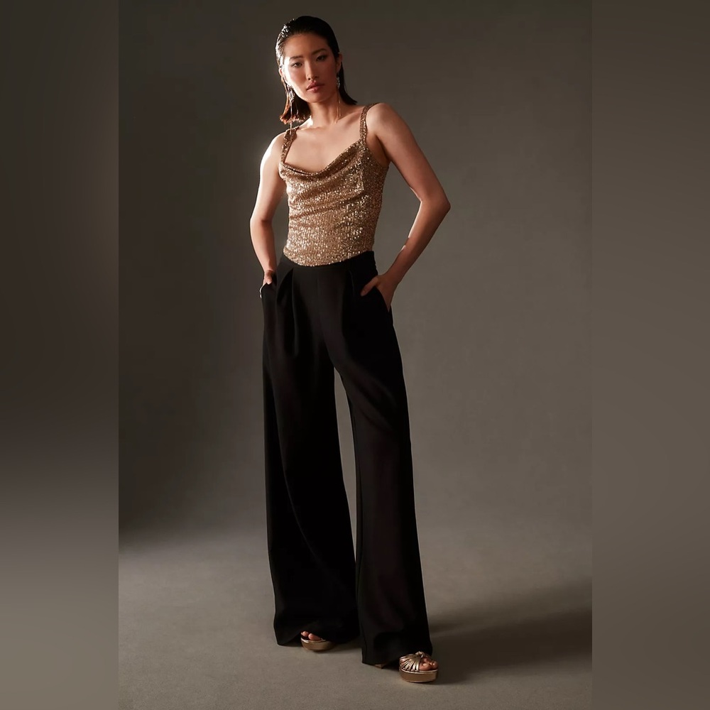Anthropologie Cowl-Neck Sequin Camisole - Picture 2 of 8